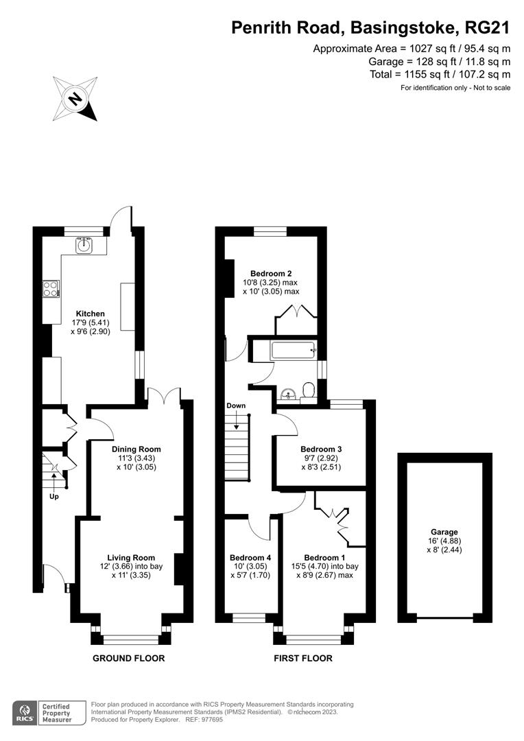 Property details for Penrith Road, Basingstoke Price Guide £350,000